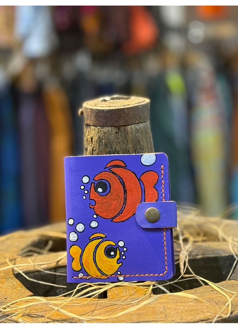 ÖZEL TASARIM DERİ EL İŞİ CÜZDAN