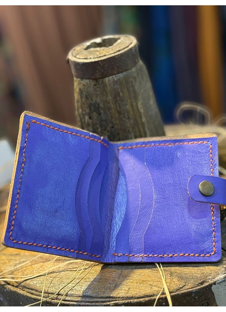 ÖZEL TASARIM DERİ EL İŞİ CÜZDAN