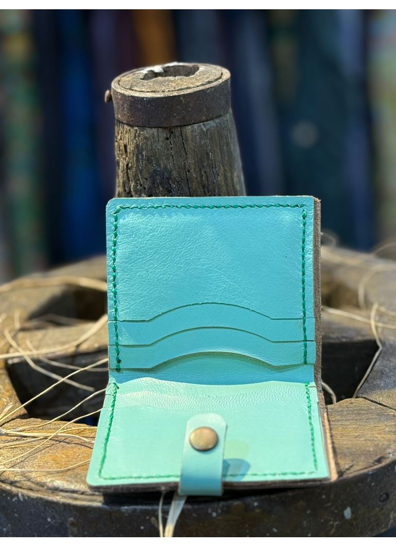 ÖZEL TASARIM DERİ EL İŞİ CÜZDAN