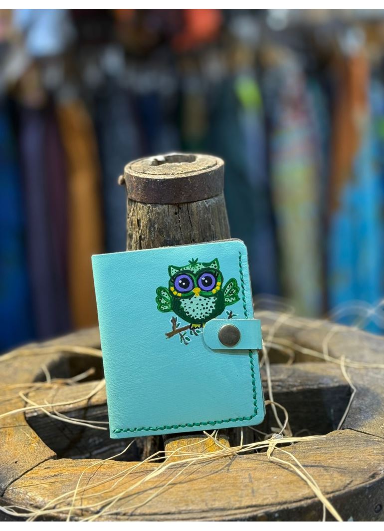 ÖZEL TASARIM DERİ EL İŞİ CÜZDAN