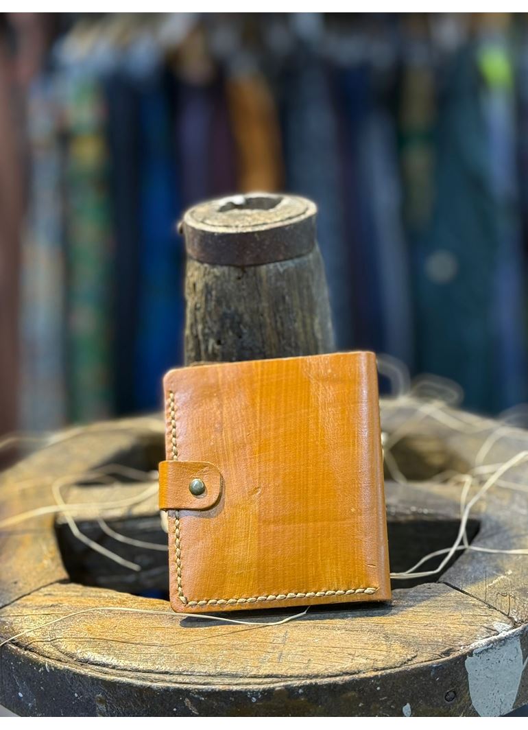 ÖZEL TASARIM DERİ EL İŞİ CÜZDAN