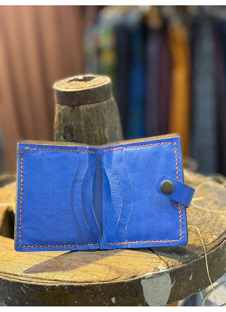 ÖZEL TASARIM DERİ EL İŞİ CÜZDAN