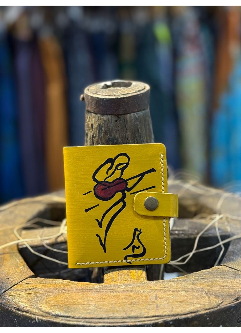 ÖZEL TASARIM DERİ EL İŞİ CÜZDAN