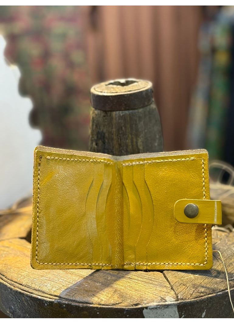 ÖZEL TASARIM DERİ EL İŞİ CÜZDAN