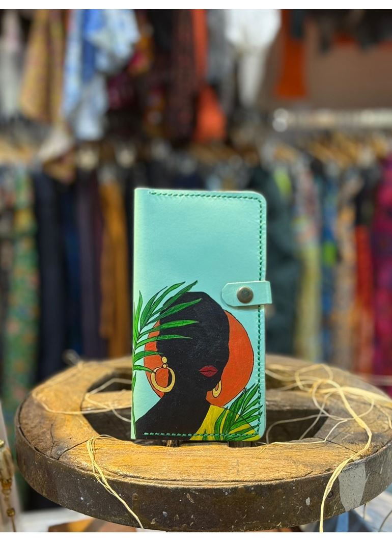 ÖZEL TASARIM DERİ EL İŞİ CÜZDAN