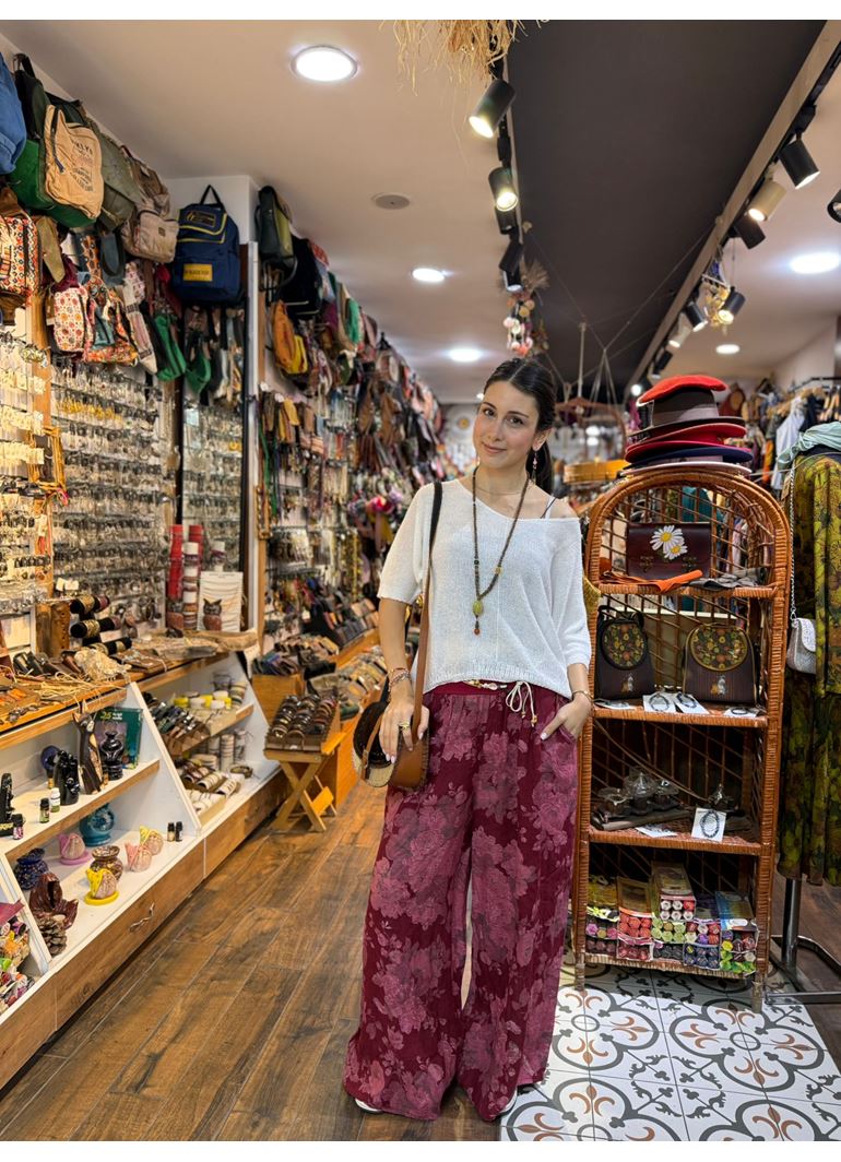 İtalyan Keten Kemerli Pantolon