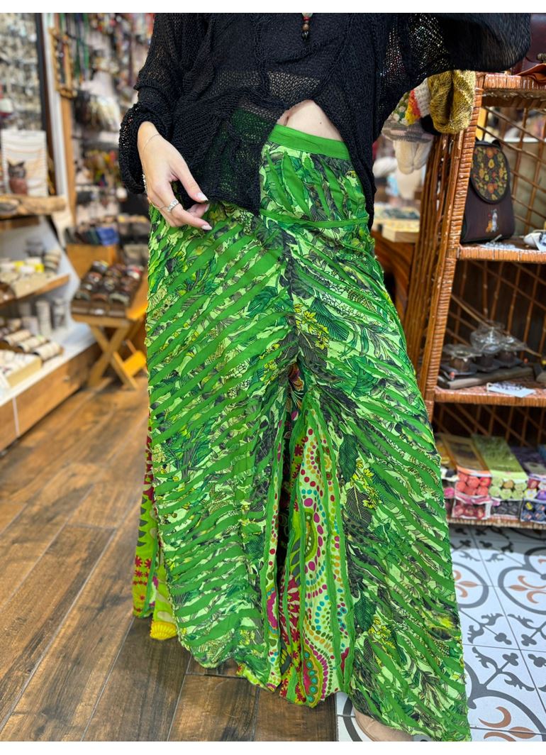 Nepal Tasarım Pantolon Yeşil