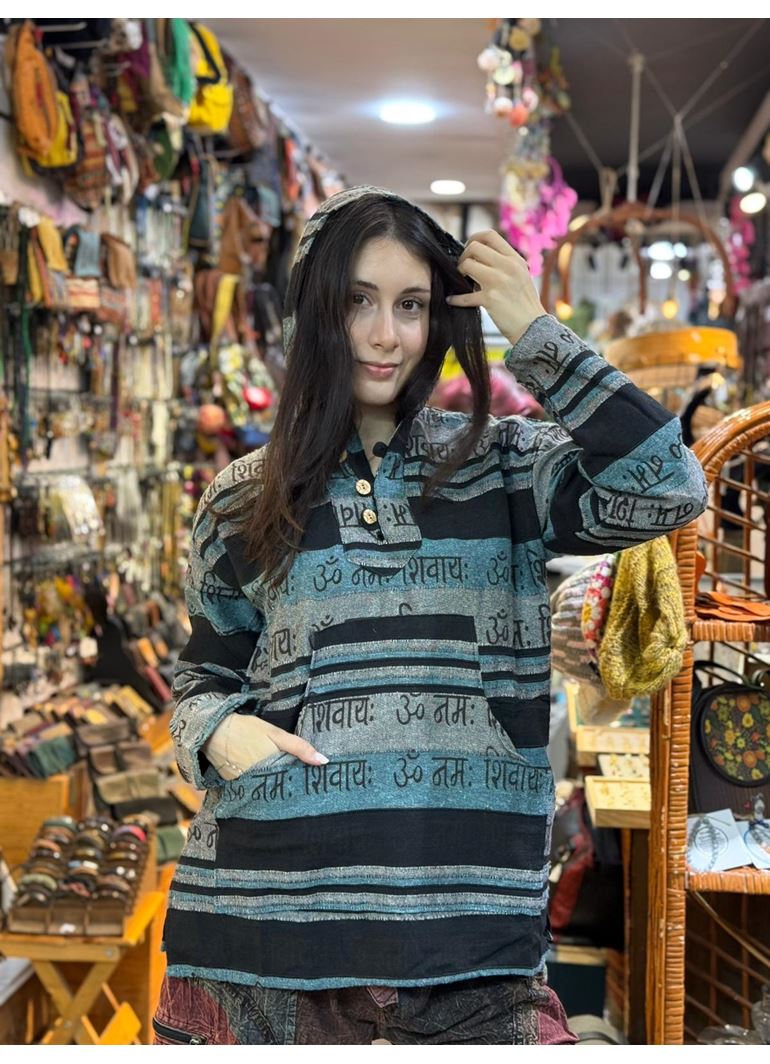 Kapüşonlu Önü Cepli Uzun Kol Sweat Unisex