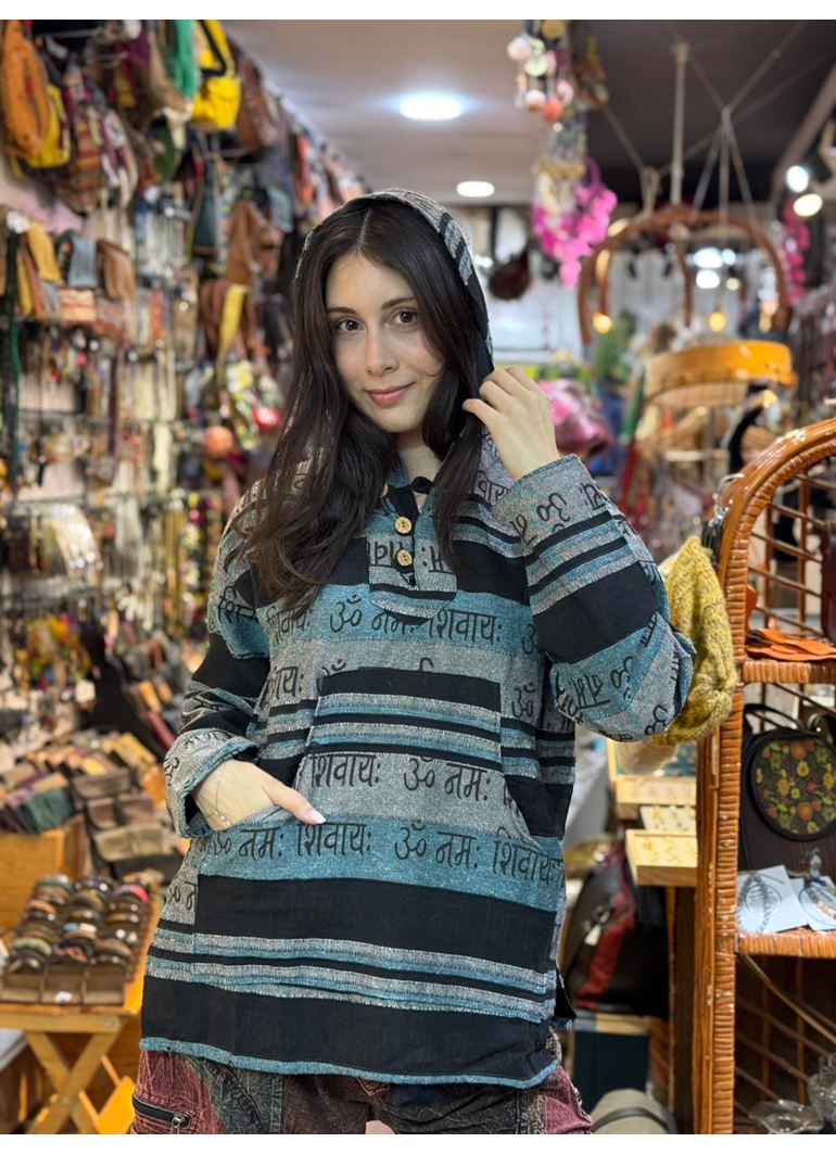 Kapüşonlu Önü Cepli Uzun Kol Sweat Unisex