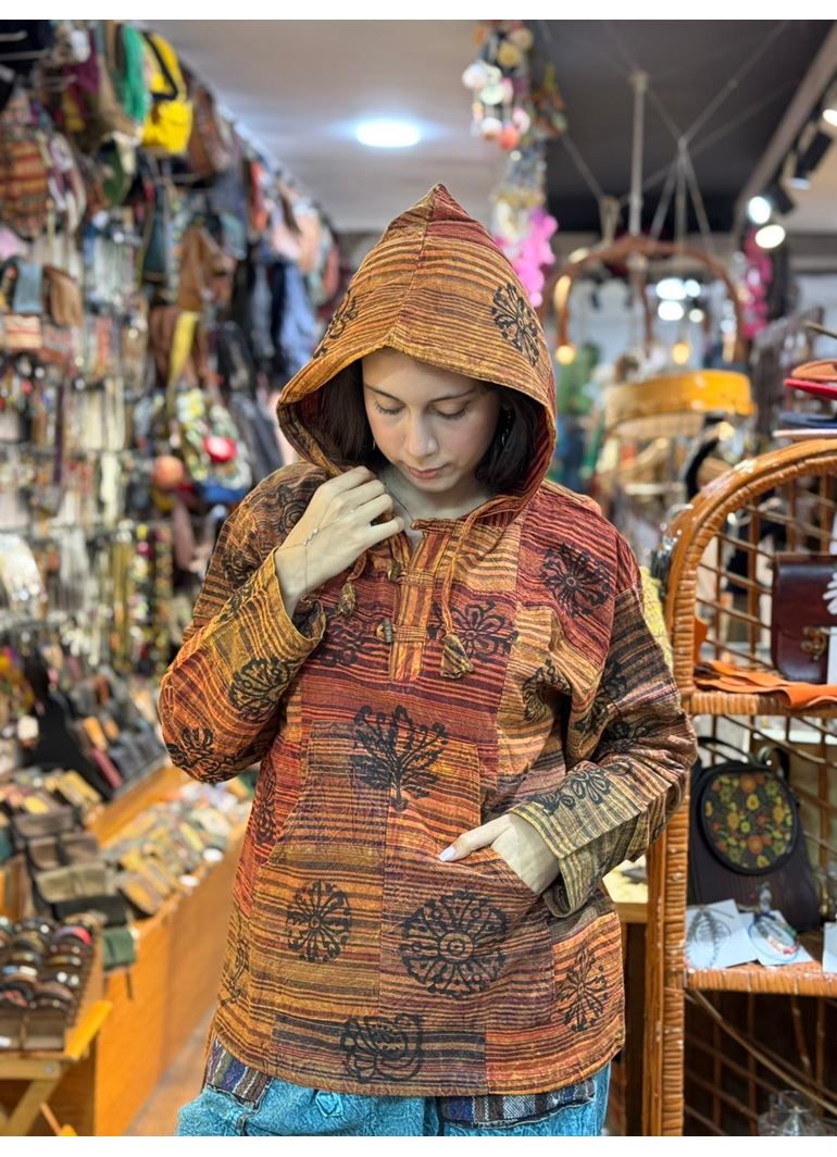 Kapüşonlu Önü Cepli Uzun Kol Sweat Unisex