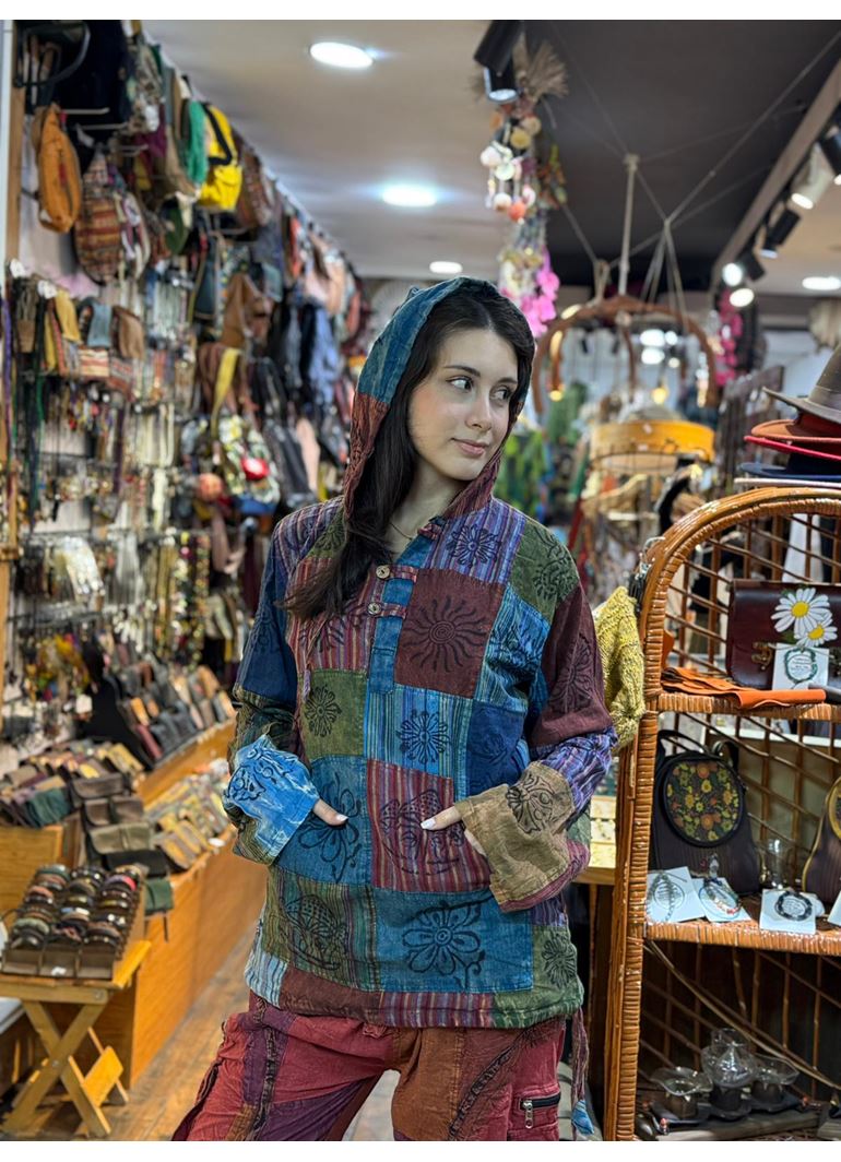 Kapüşonlu Önü Cepli Uzun Kol Sweat Unisex