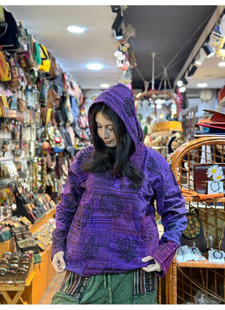 Kapüşonlu Önü Cepli Uzun Kol Sweat Unisex