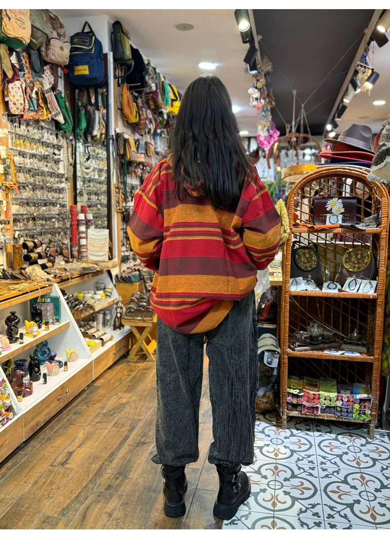 Kapüşonlu Önü Cepli Uzun Kol Sweat Unisex