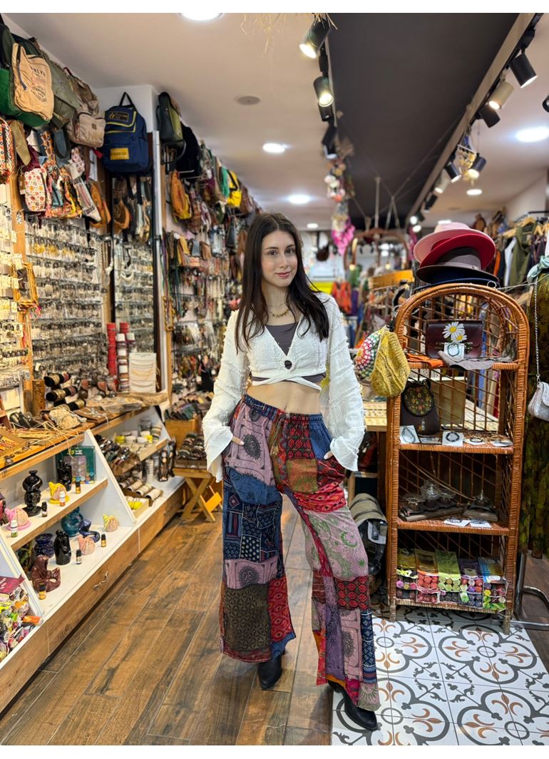 Nepal Patchwork Pantolon