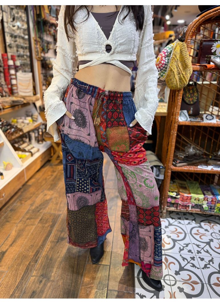 Nepal Patchwork Pantolon