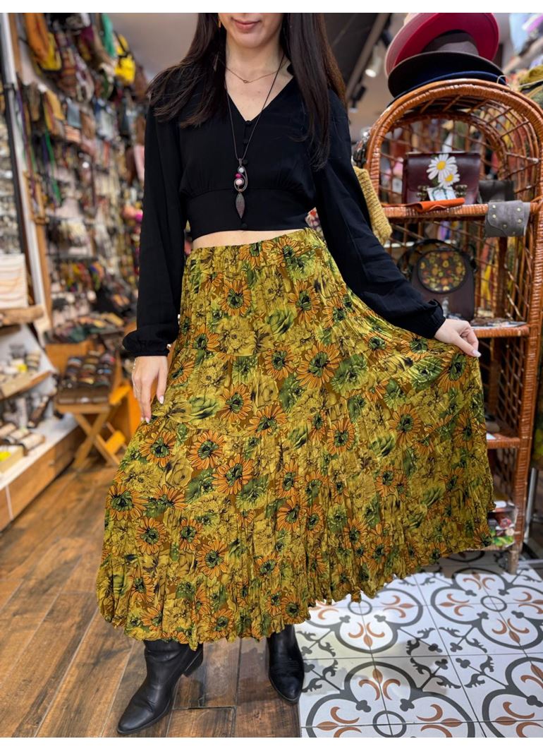 Patchwork Beli Lastikli Etek