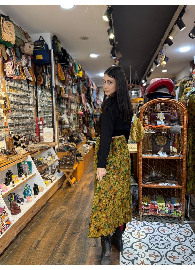 Patchwork Beli Lastikli Etek