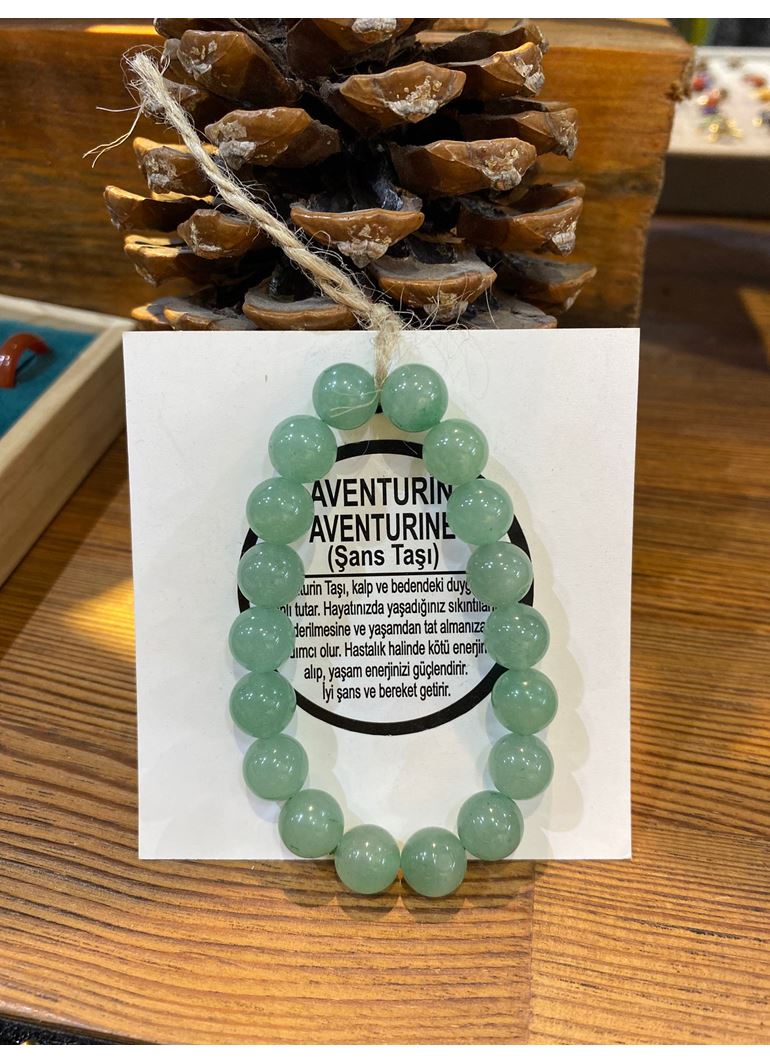 Aventurin (Şans Taşı) Doğal Taş Bileklik