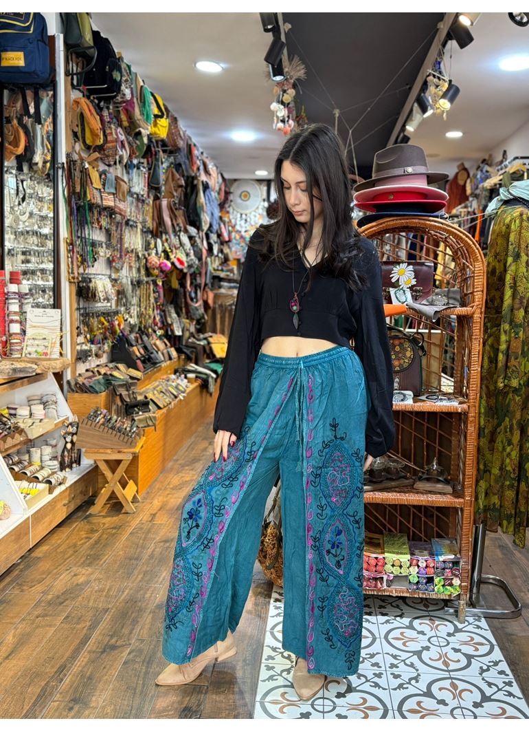 Hint Çiçekli Pantolon