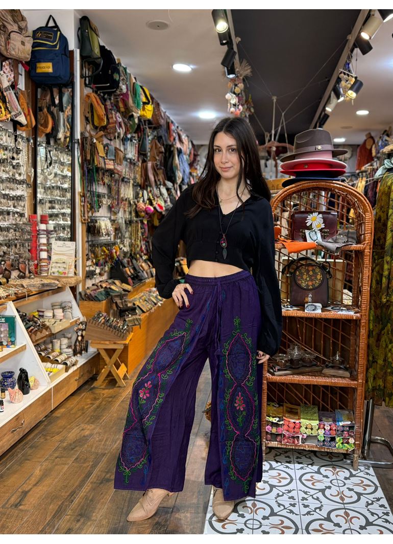 Hint Çiçekli Pantolon