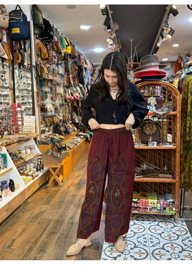 Hint Çiçekli Pantolon