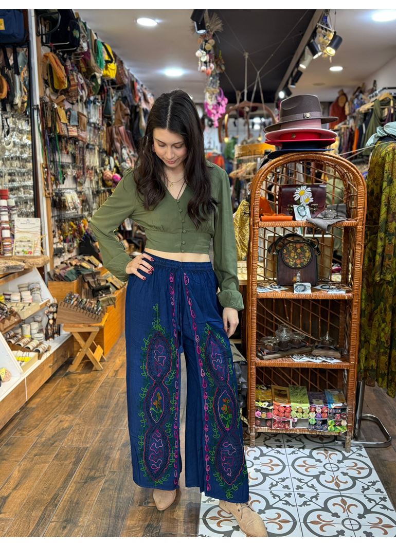 Hint Çiçekli Pantolon