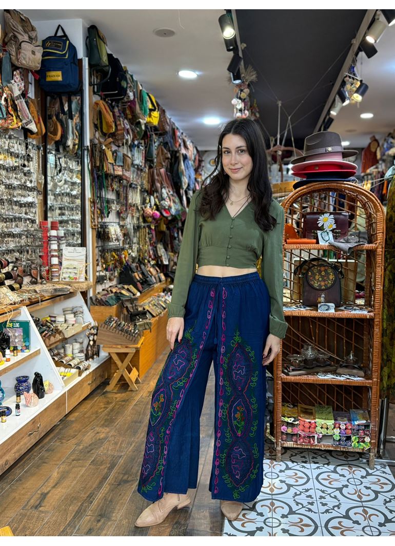 Hint Çiçekli Pantolon