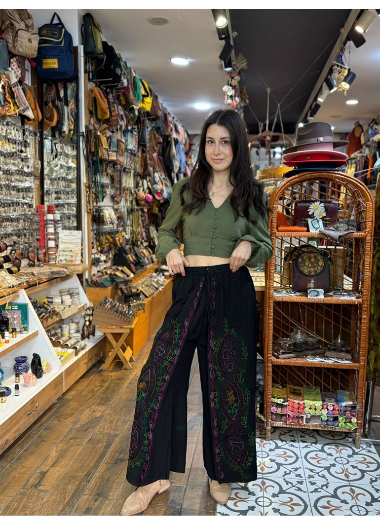 Hint Çiçekli Pantolon