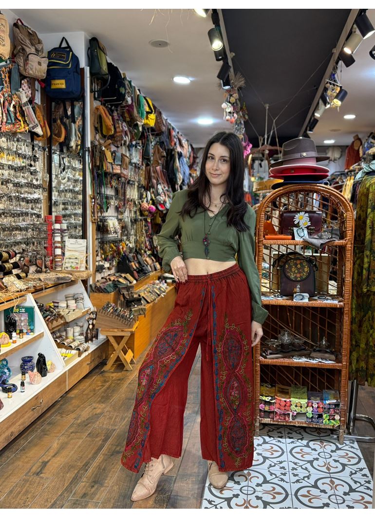 Hint Çiçekli Pantolon