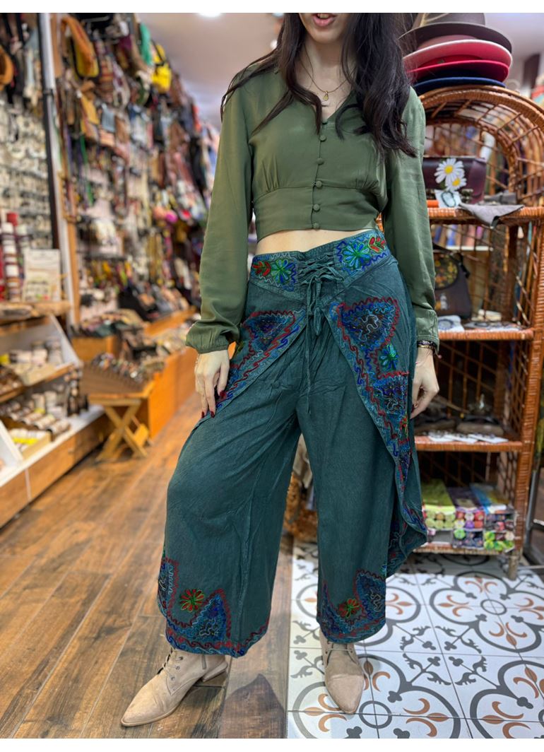 Önden Bağlamalı Şalvar