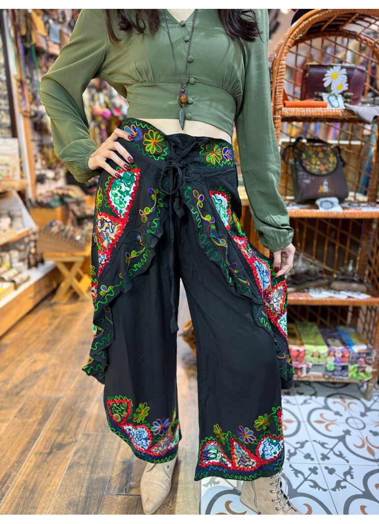 Önden Bağlamalı Şalvar