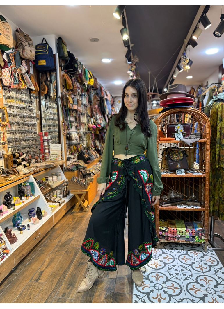 Önden Bağlamalı Şalvar