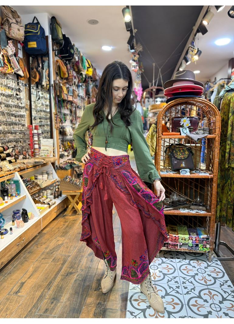 Önden Bağlamalı Şalvar