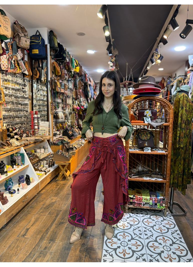 Önden Bağlamalı Şalvar