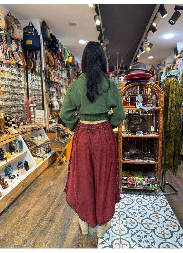 Önden Bağlamalı Şalvar