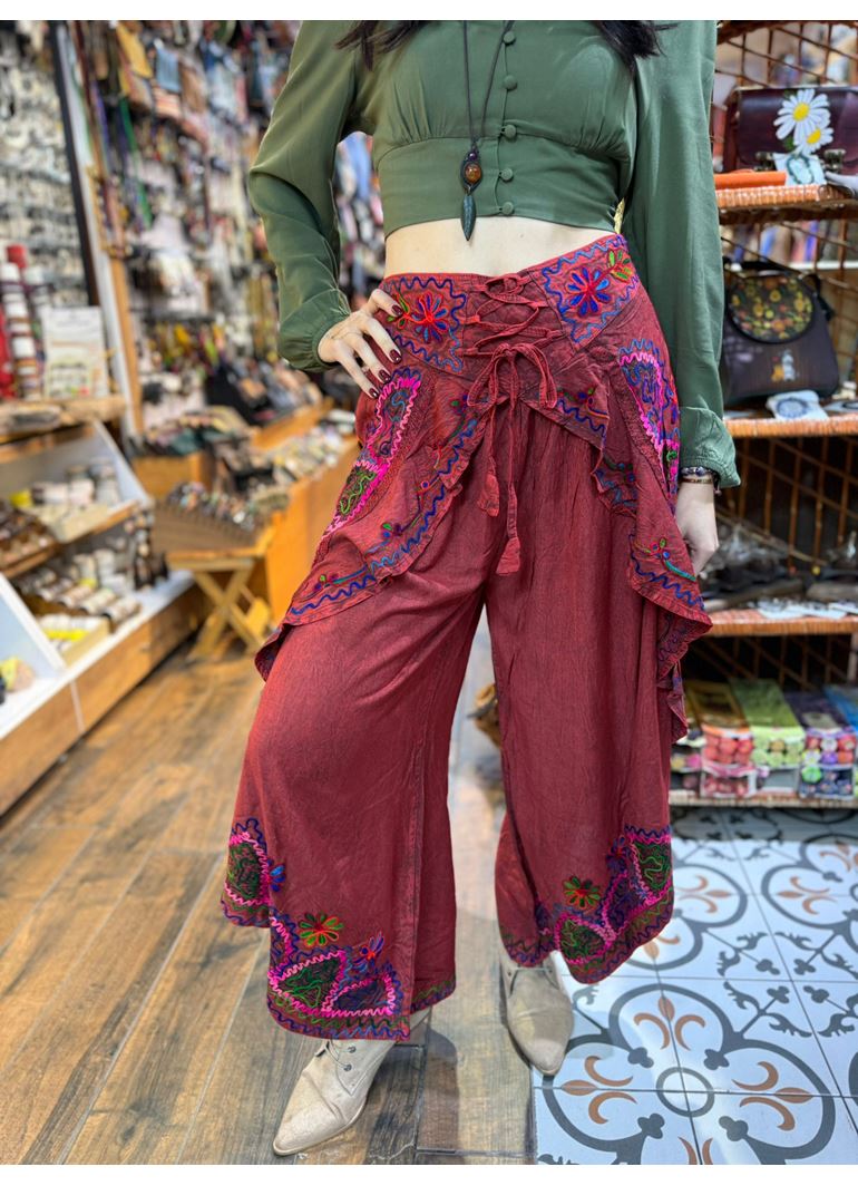 Önden Bağlamalı Şalvar