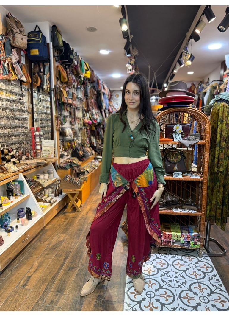 Önden Bağlamalı Şalvar