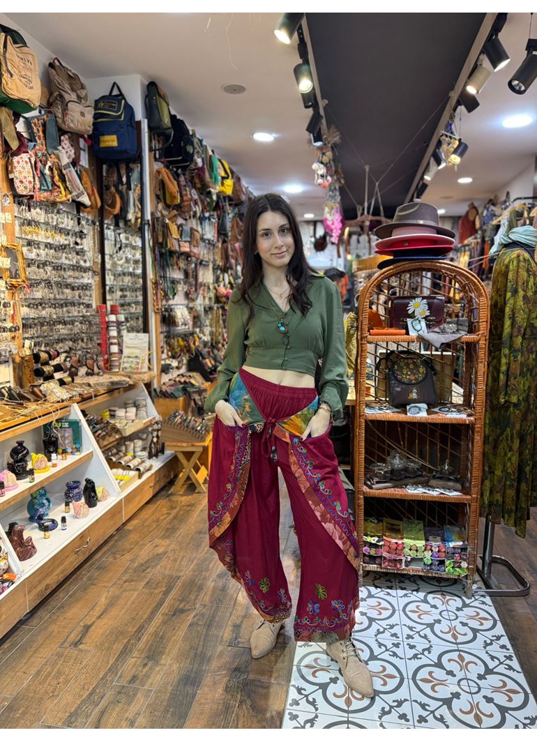 Önden Bağlamalı Şalvar