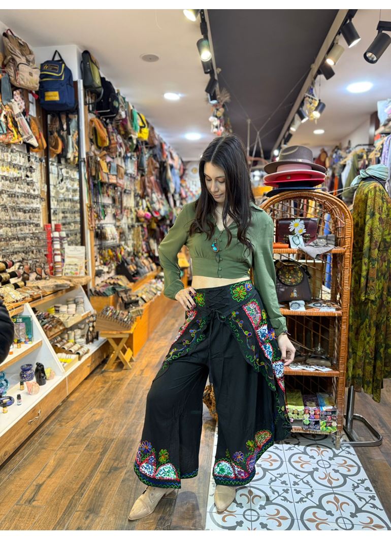 Önden Bağlamalı Şalvar