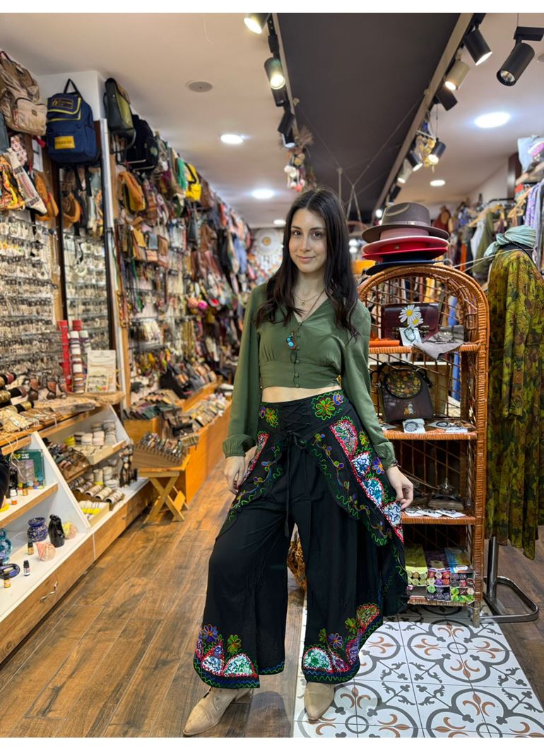 Önden Bağlamalı Şalvar