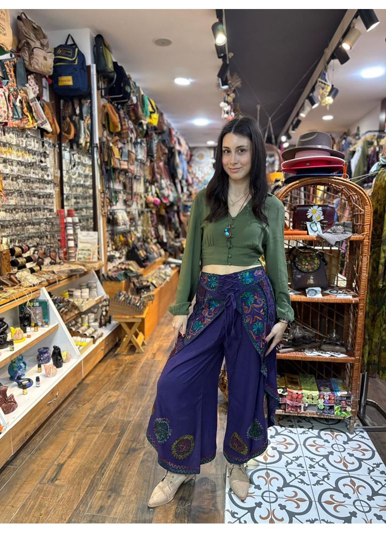 Önden Bağlamalı Şalvar