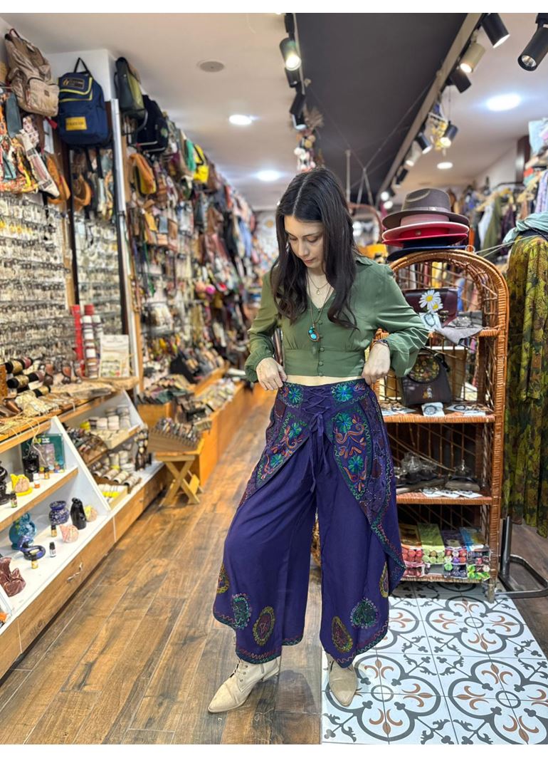 Önden Bağlamalı Şalvar