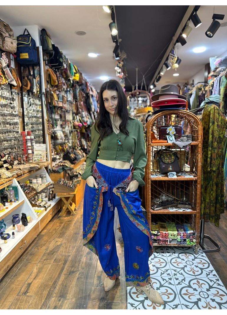 Önden Bağlamalı Şalvar