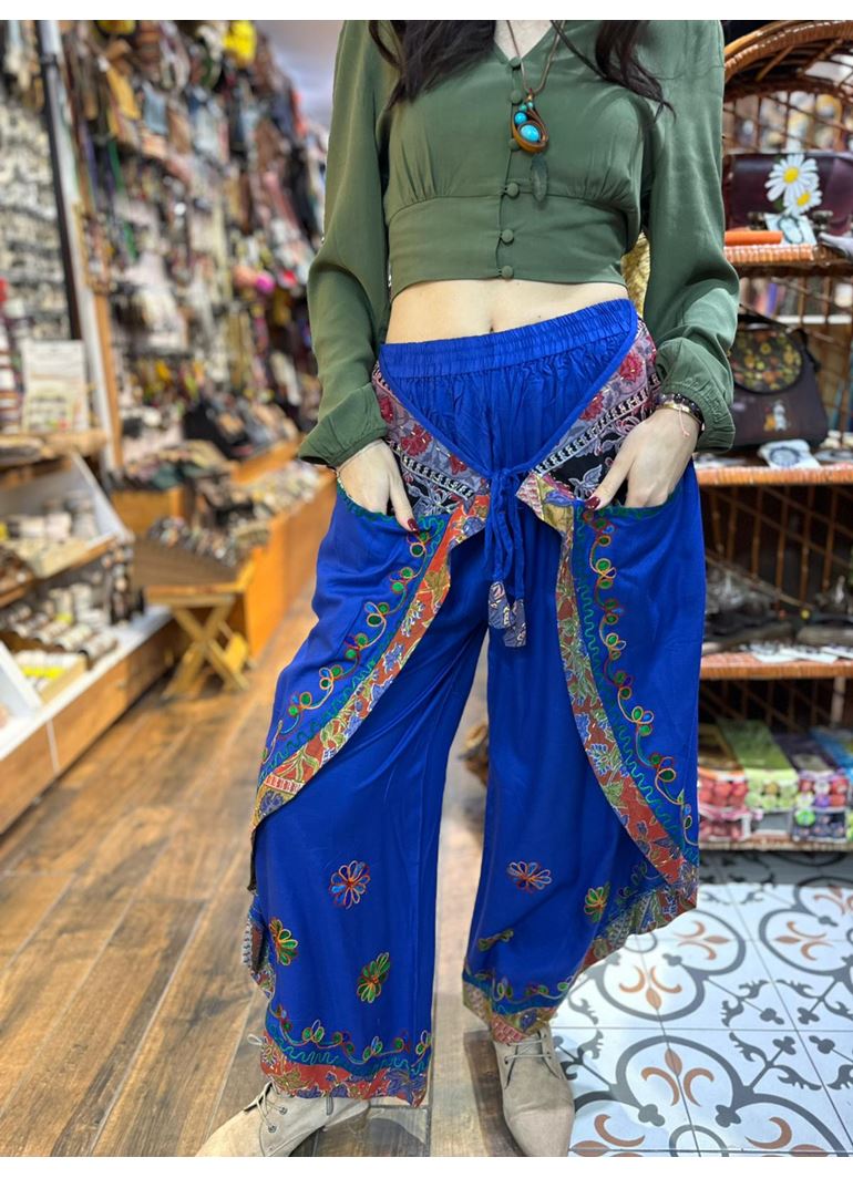 Önden Bağlamalı Şalvar