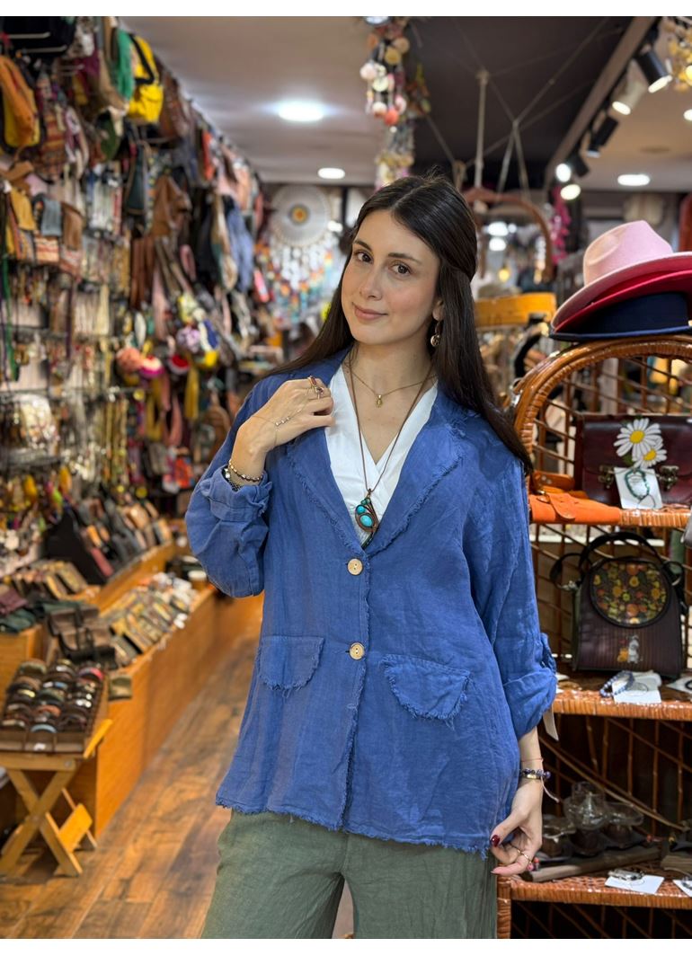 İtalyan Keten Tasarım Ceket