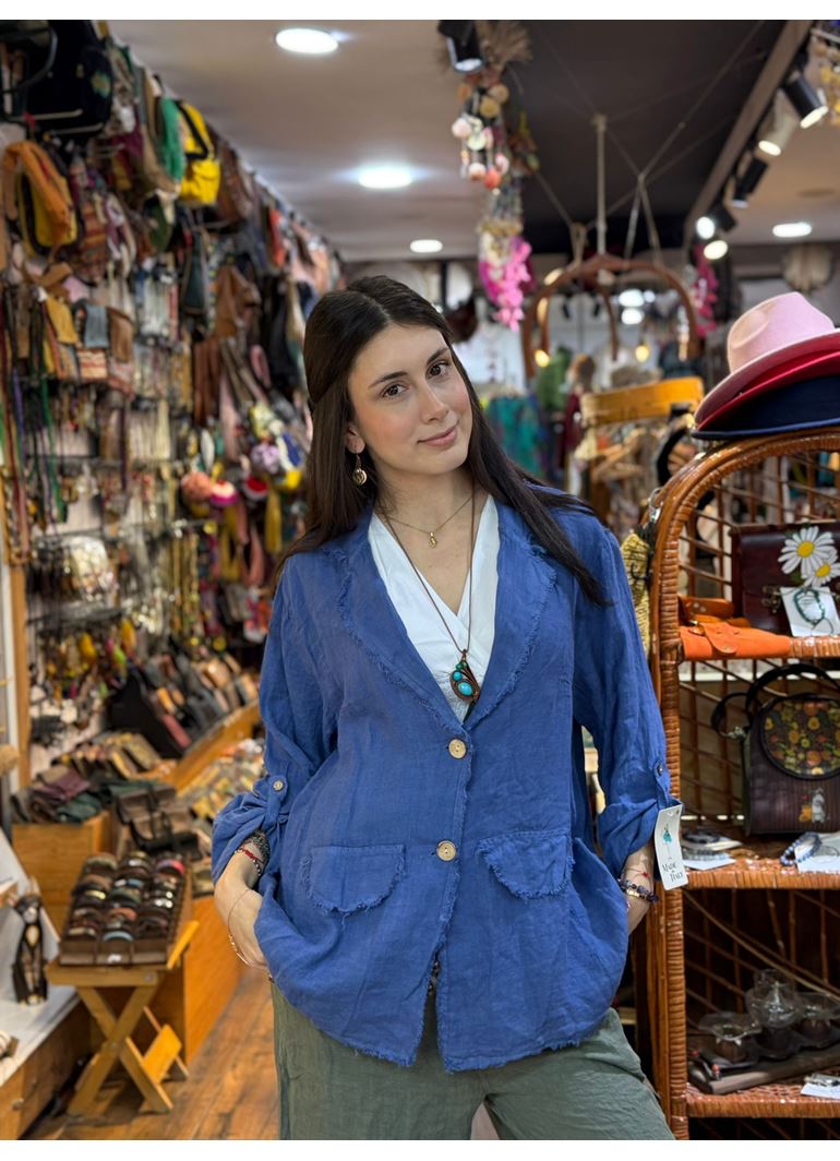 İtalyan Keten Tasarım Ceket