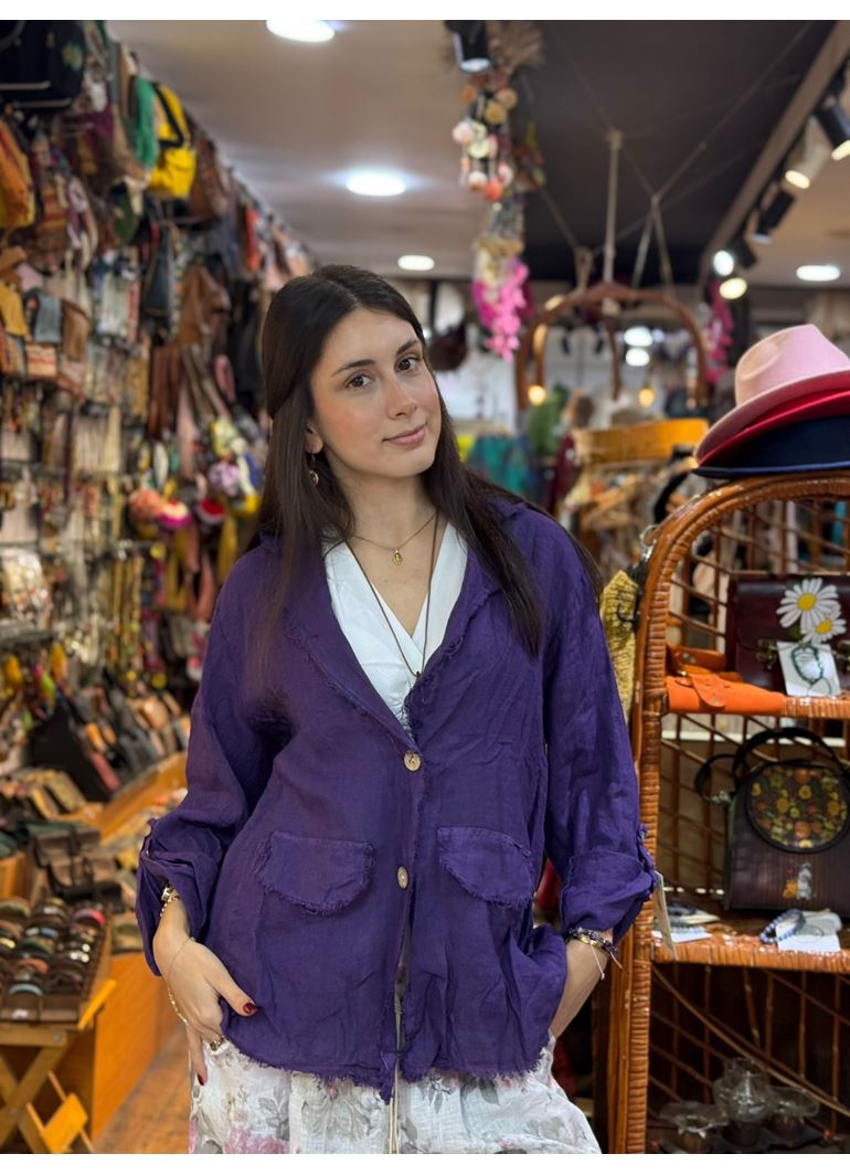 İtalyan Keten Tasarım Ceket