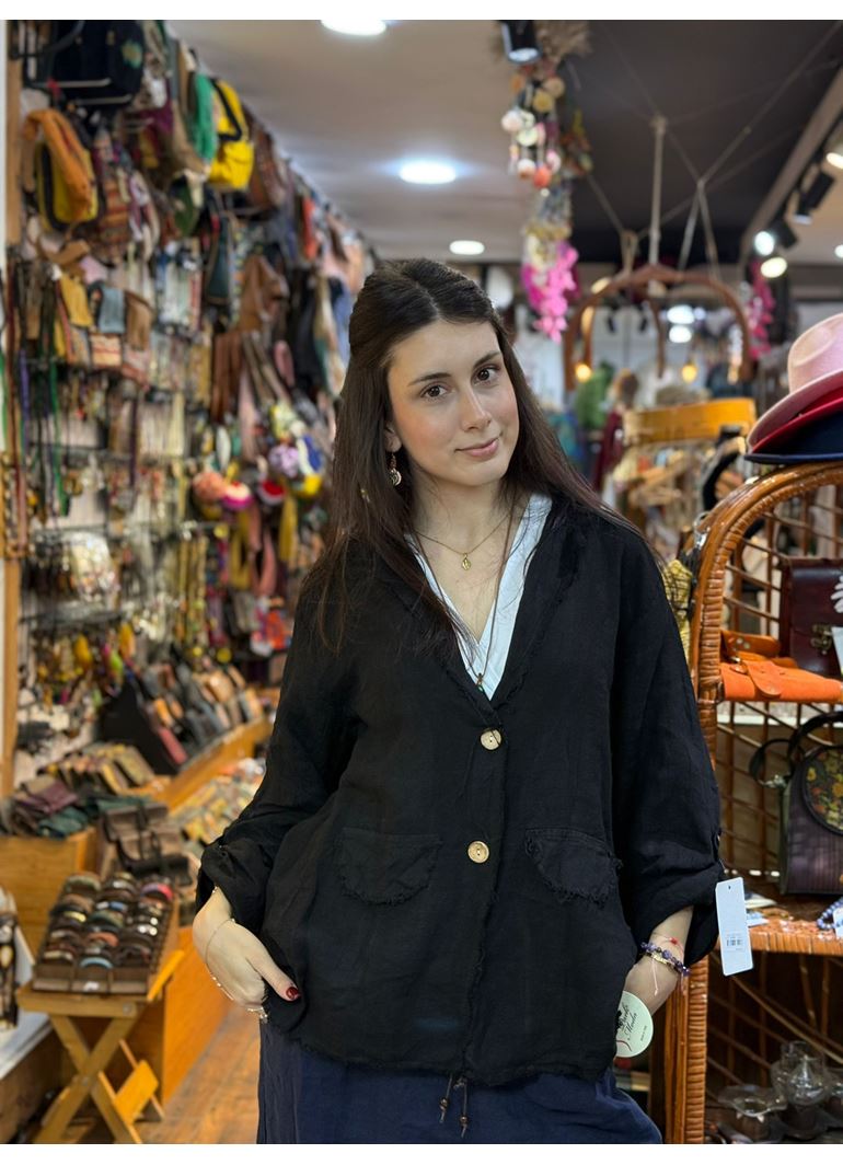 İtalyan Keten Tasarım Ceket