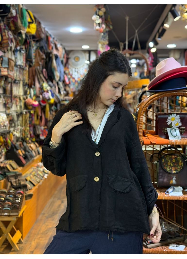 İtalyan Keten Tasarım Ceket
