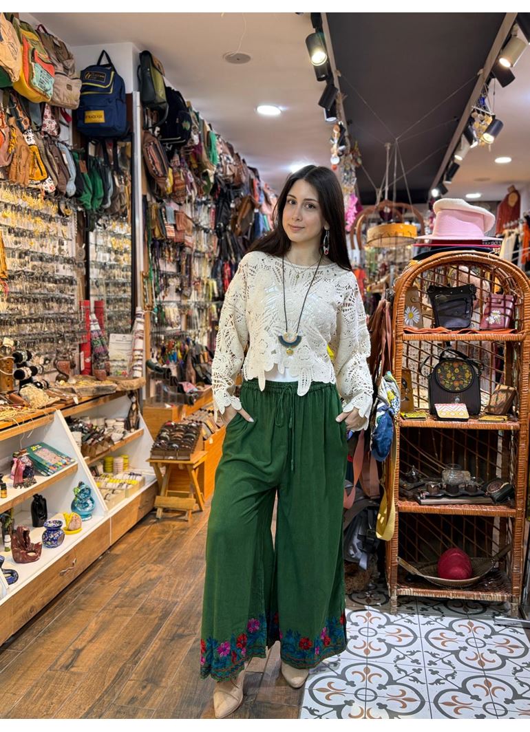 Hint Pantolon Yeşil